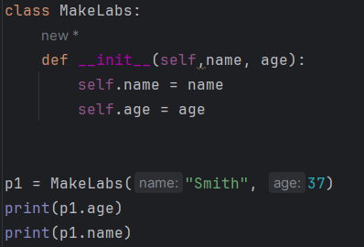 __init__ function example