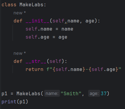 __str__ function example