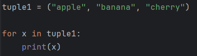 Looping through iterator example