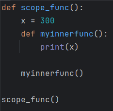 Function Inside Function Example