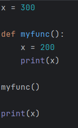 Global and Local Variable Example